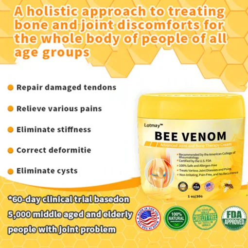 Raindew™ Bee Venom Advanced Joint and Bone Healing Cream - Image 3