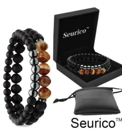 Seurico™ Natural Agate Anion Noble Bracelet